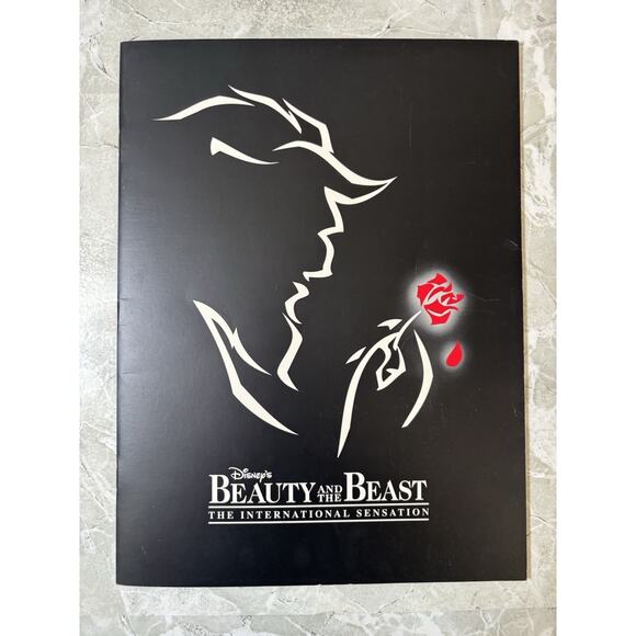 Beauty And The Beast Souvenir Program Disney Broadway Musical Play - Picture 1 of 5